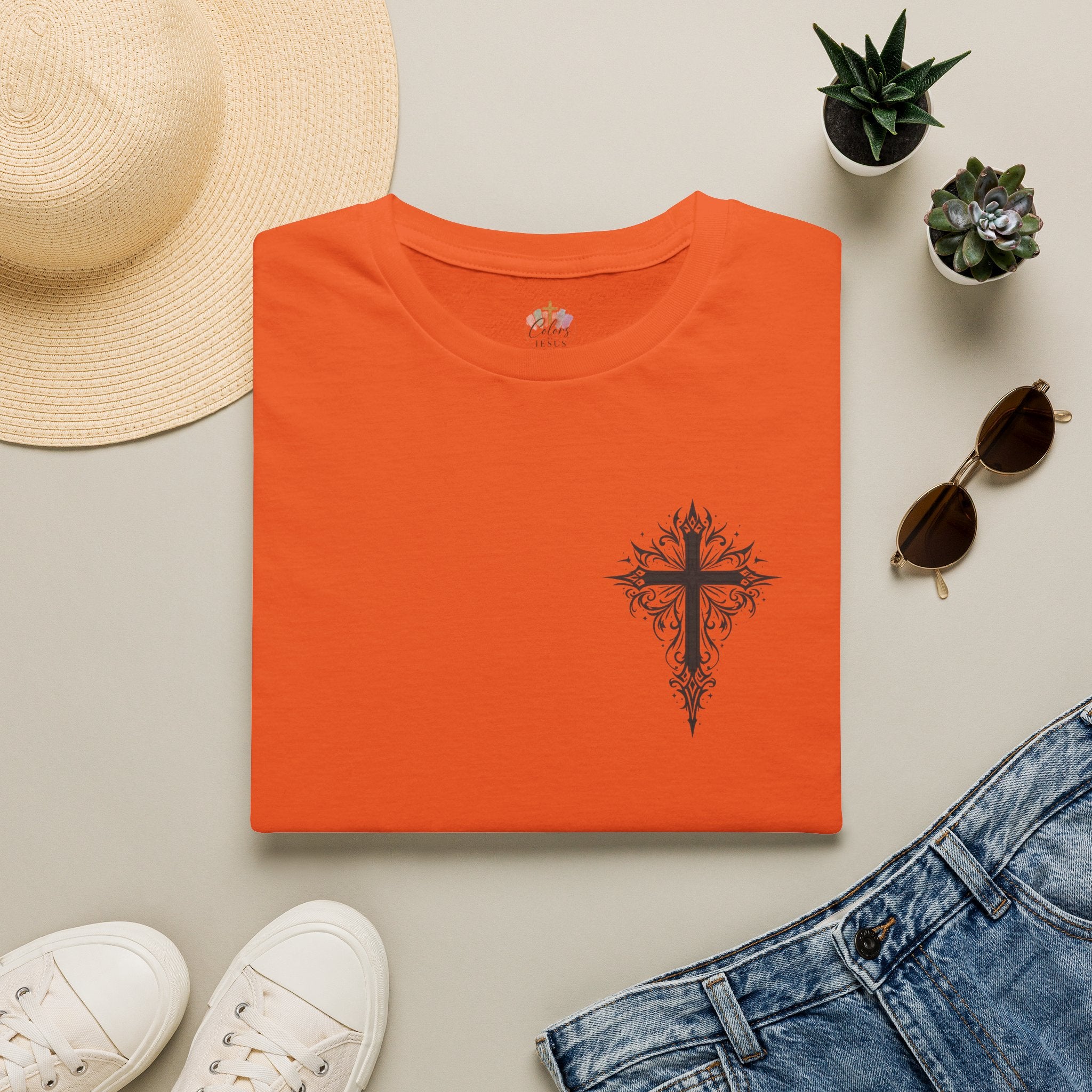 Adults Cross Graphic T-Shirt