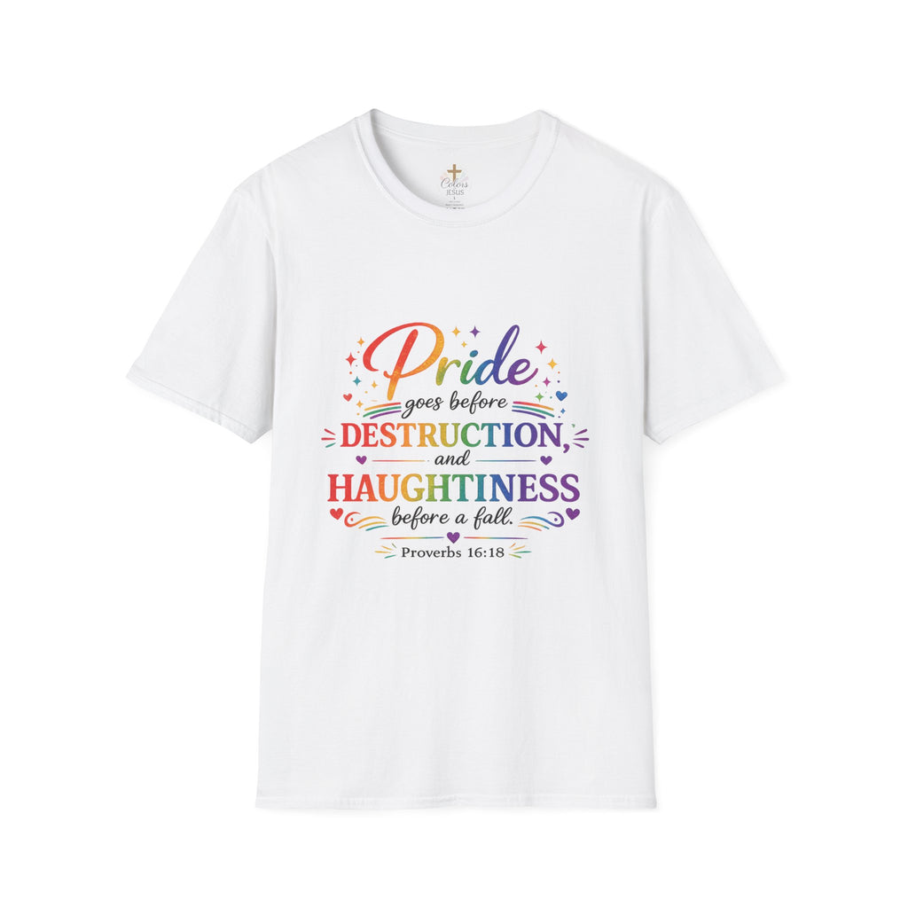 Adults 'Proverbs 16:18' T-Shirt