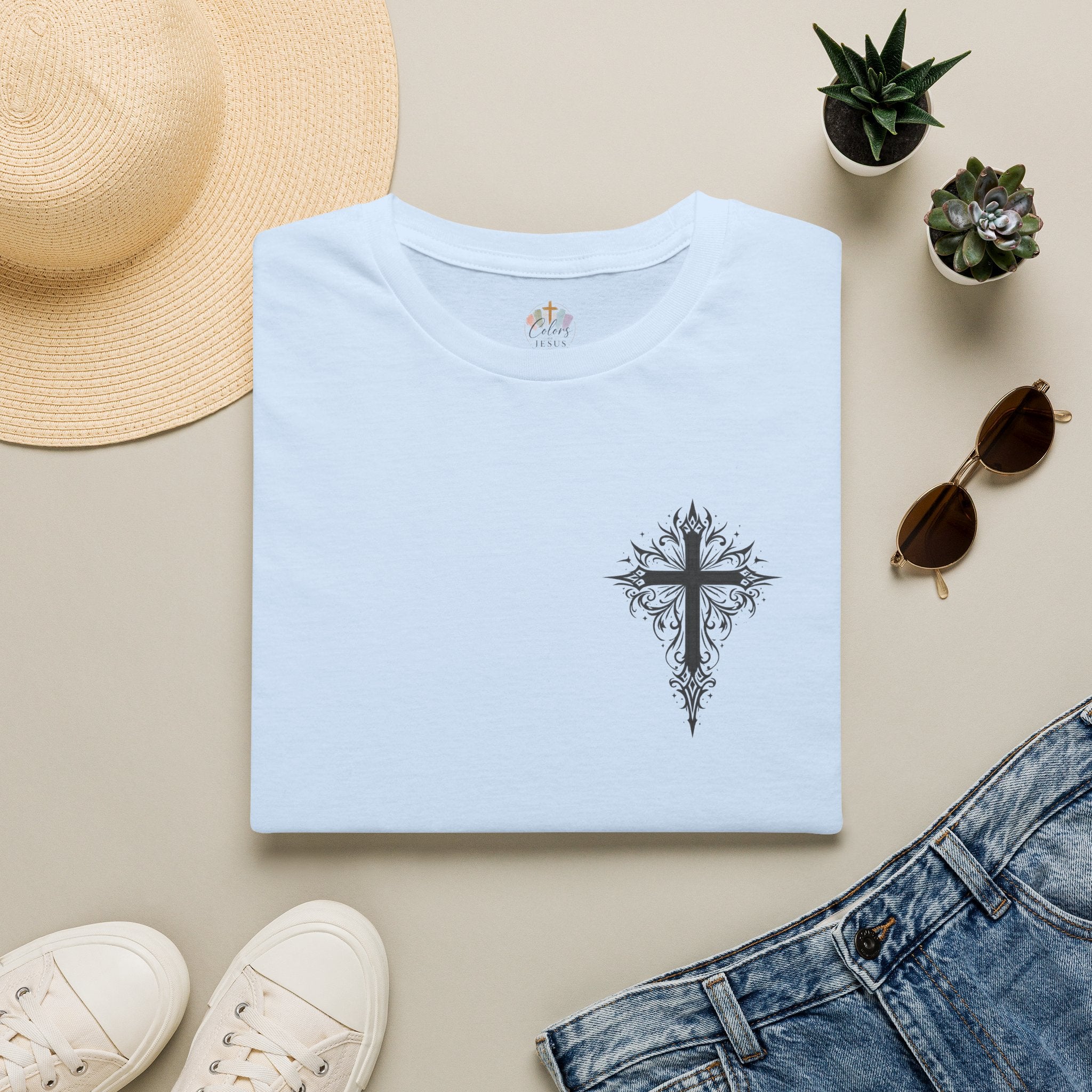 Adults Cross Graphic T-Shirt