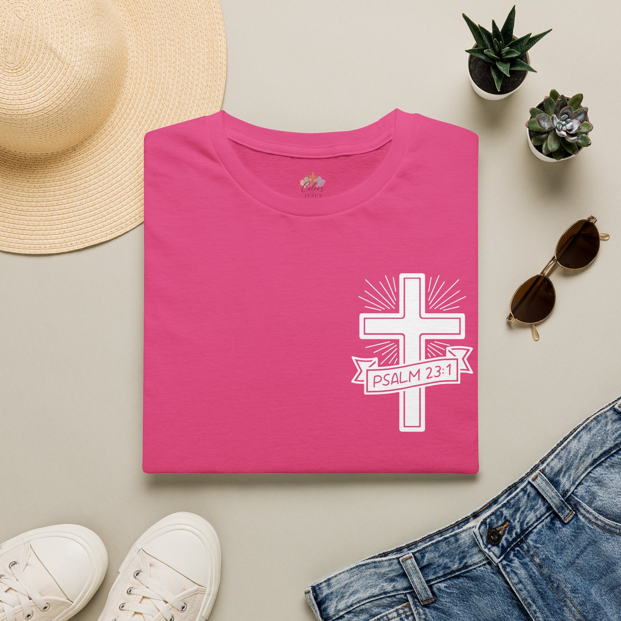 Adults 'Psalm 23:1' T-Shirt
