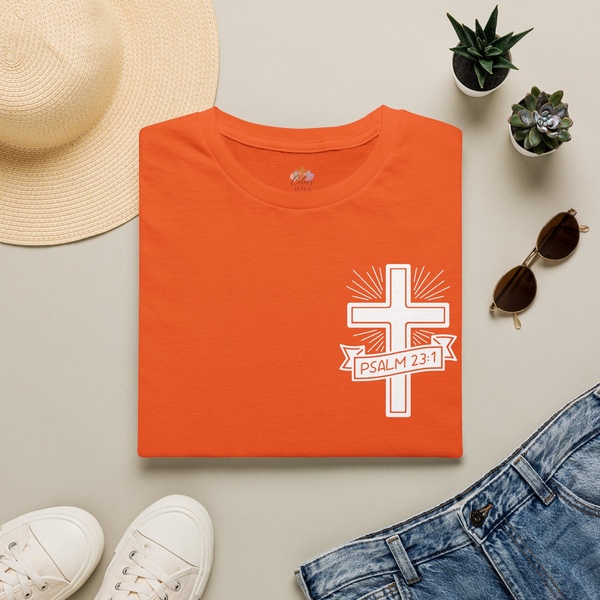 Adults 'Psalm 23:1' T-Shirt