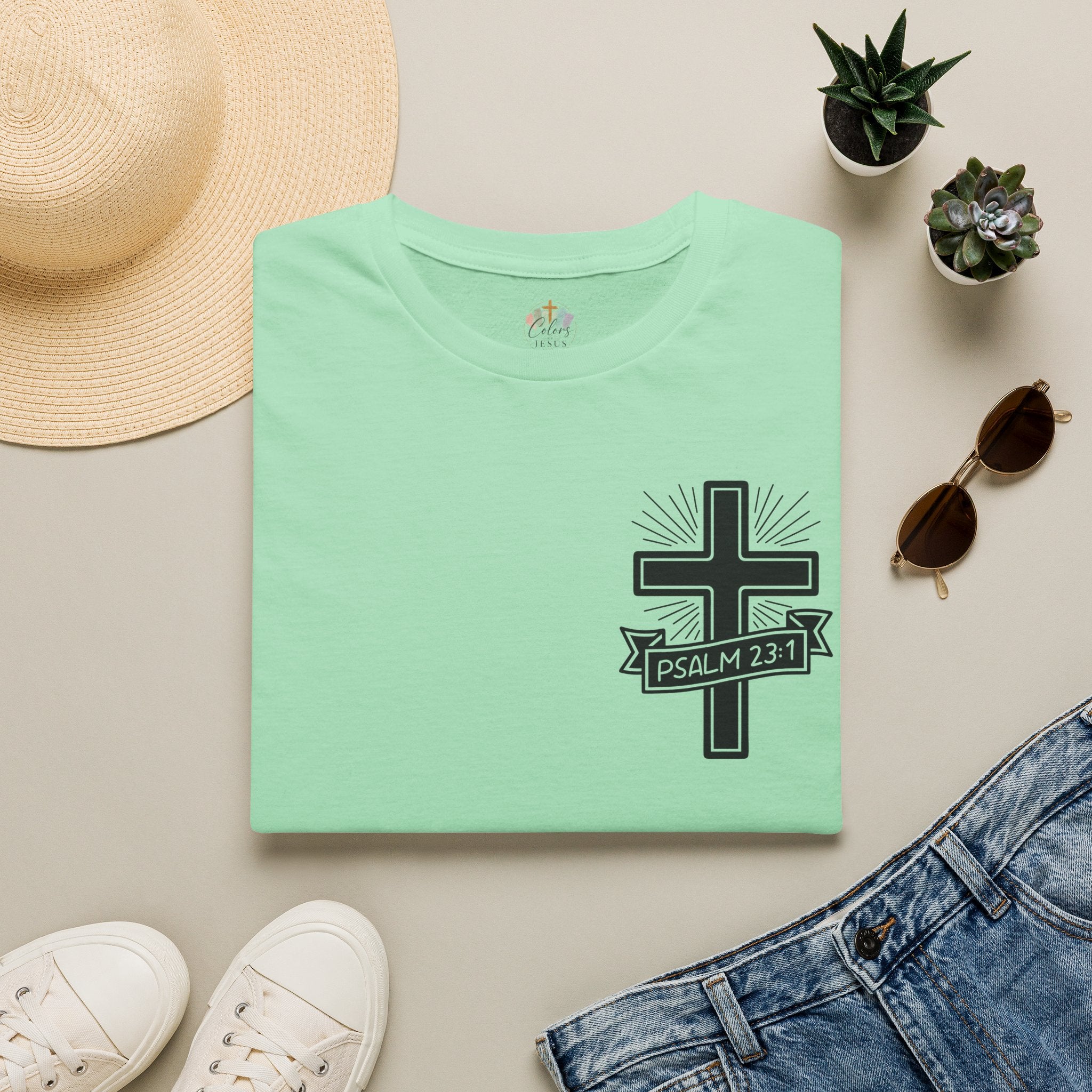 Adults 'Psalm 23:1' T-Shirt