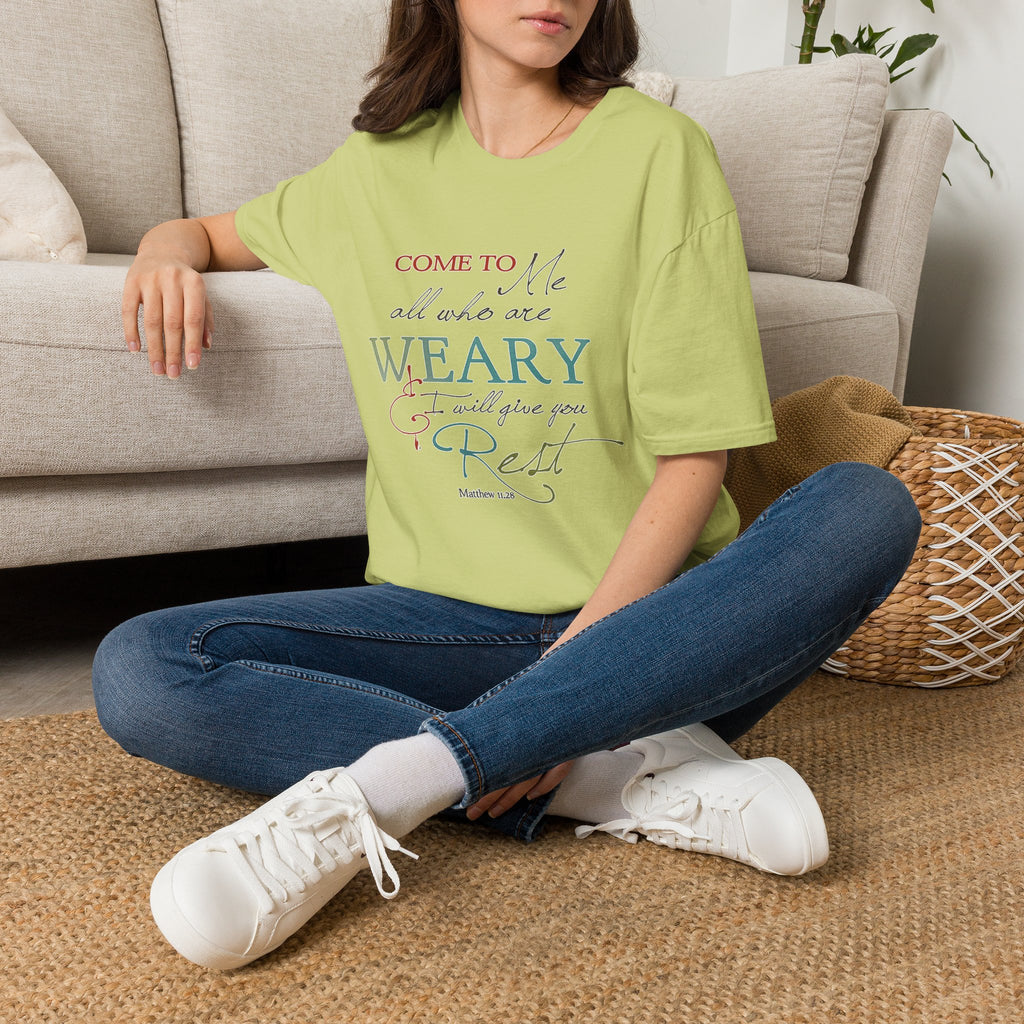 Adults "Come to Me all who are WEARY" T-Shirt