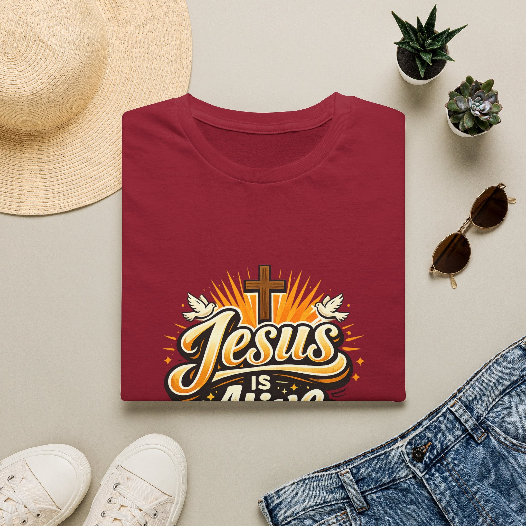 'Jesus Is Alive' — Men's Tee