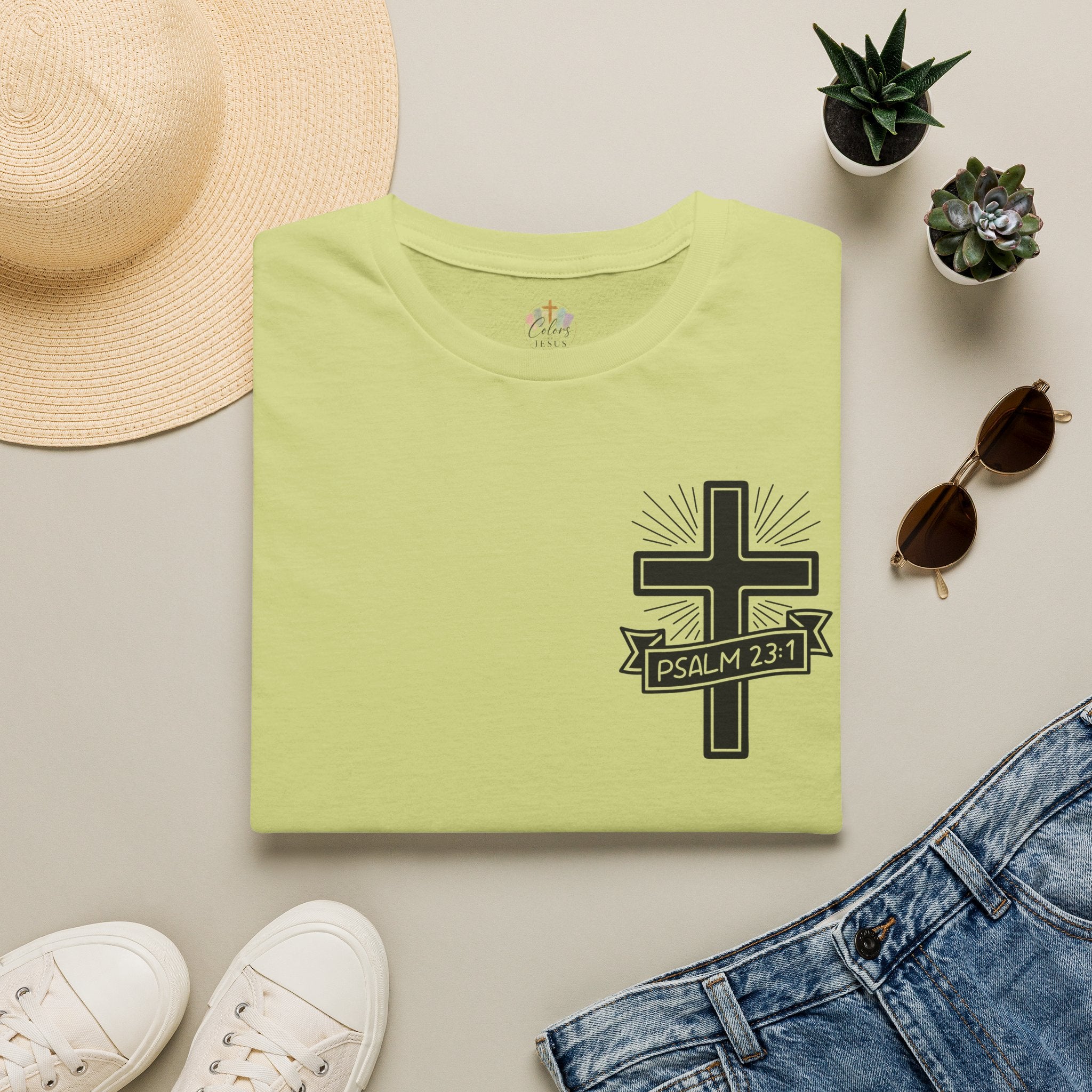 Adults 'Psalm 23:1' T-Shirt