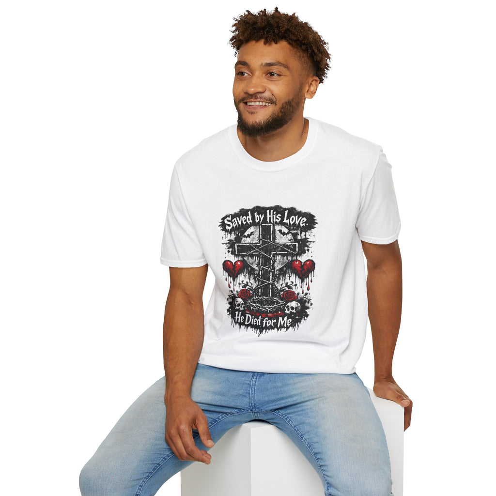 Adults 'Saved by His Love, He died for me' T-Shirt