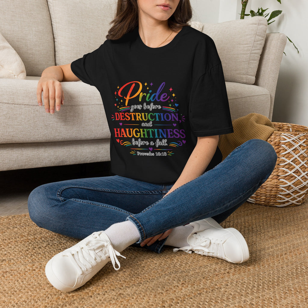 Adults 'Proverbs 16:18' T-Shirt
