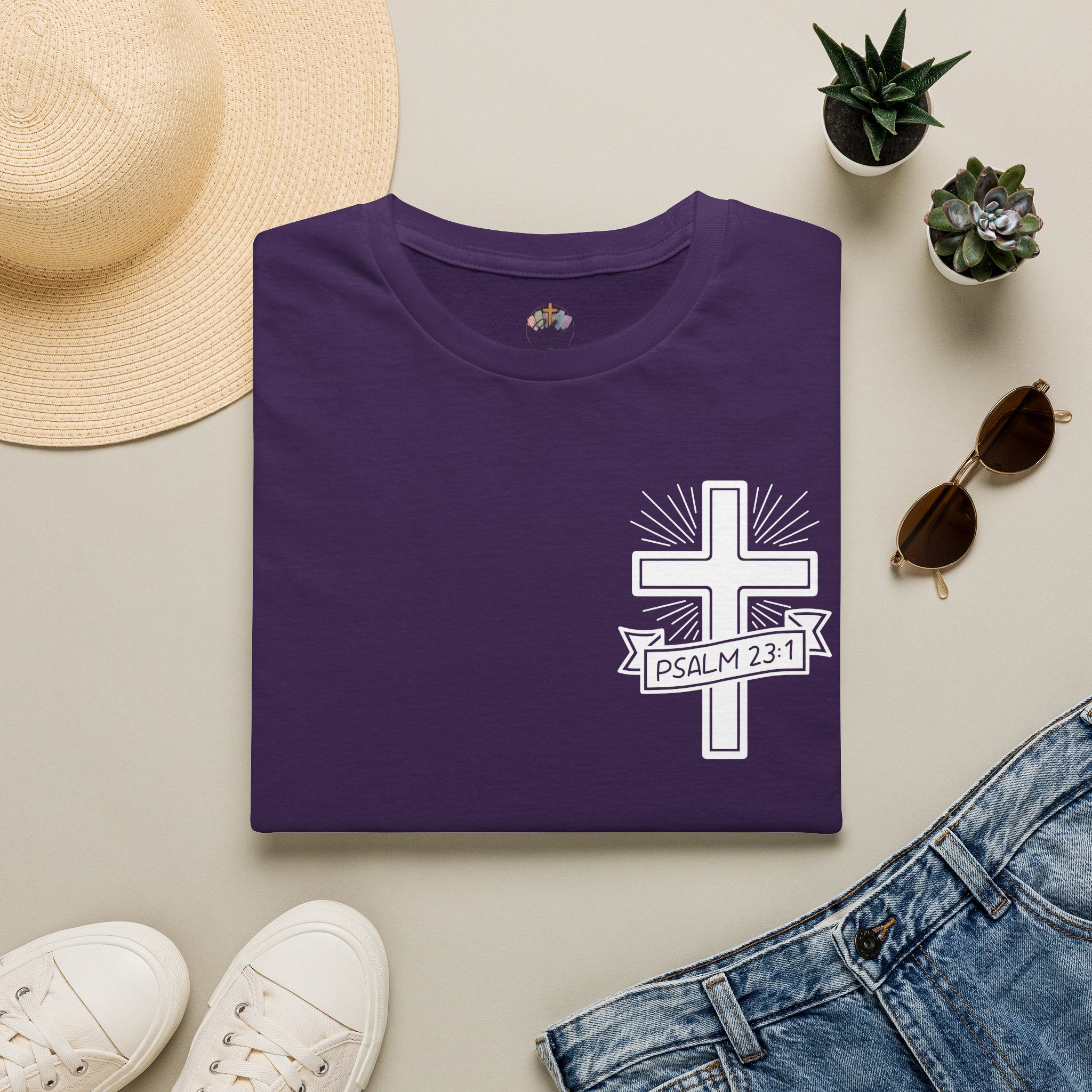 Adults 'Psalm 23:1' T-Shirt