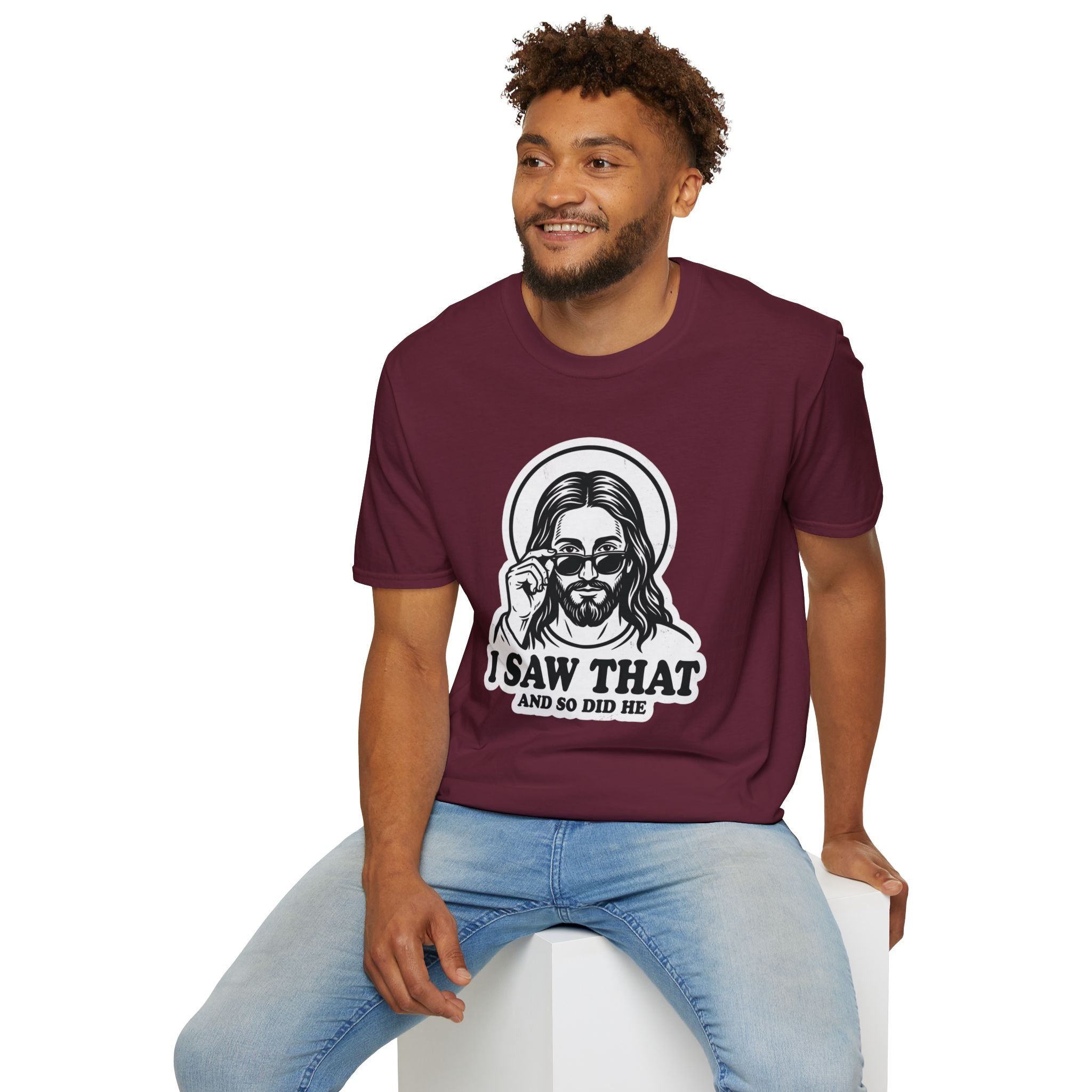 Adults 'I Saw That' Jesus T-Shirt