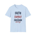 'Faith, Family, Freedom, Always' — Women's Tee