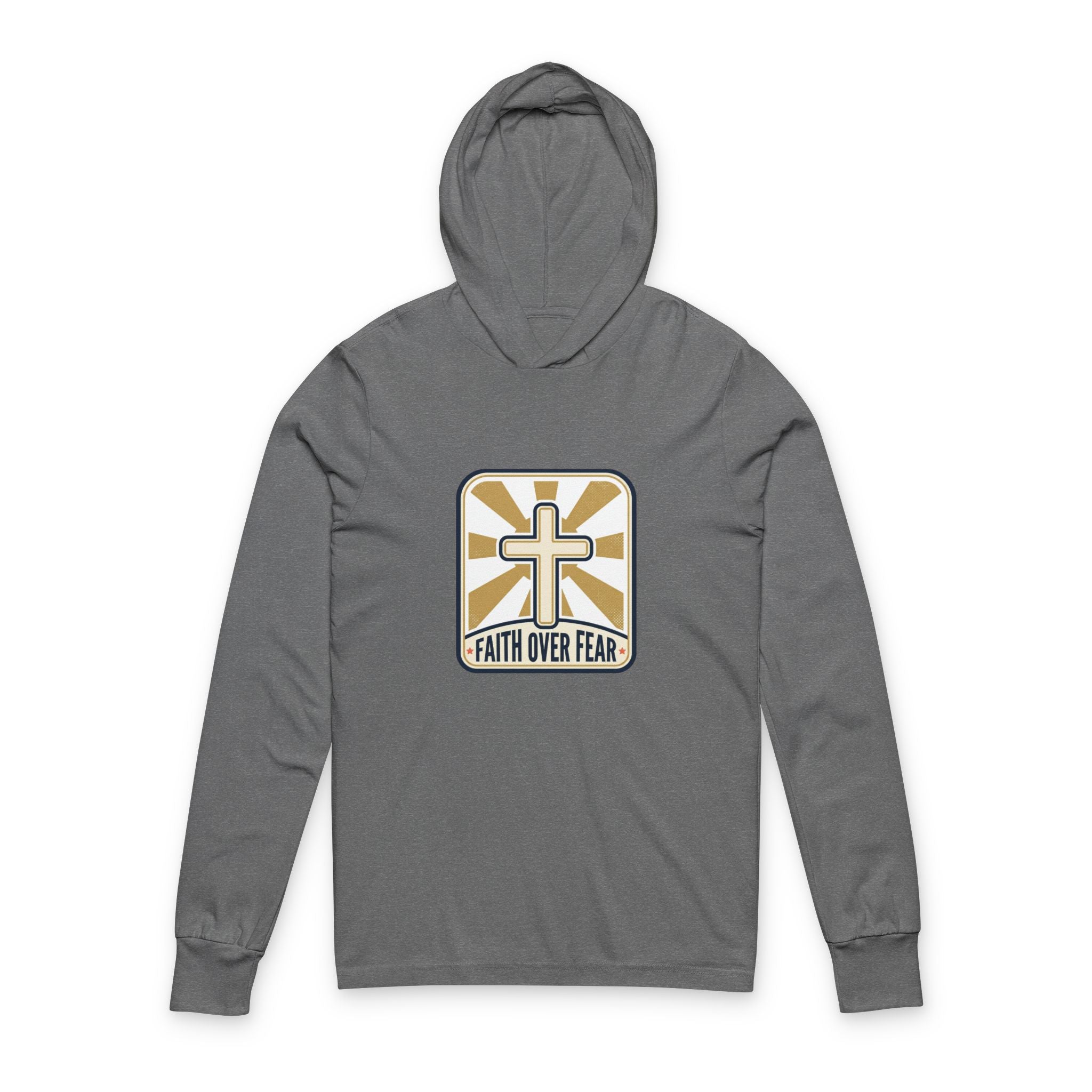 'Faith Over Fear' — Men's Lightweight Hoodie