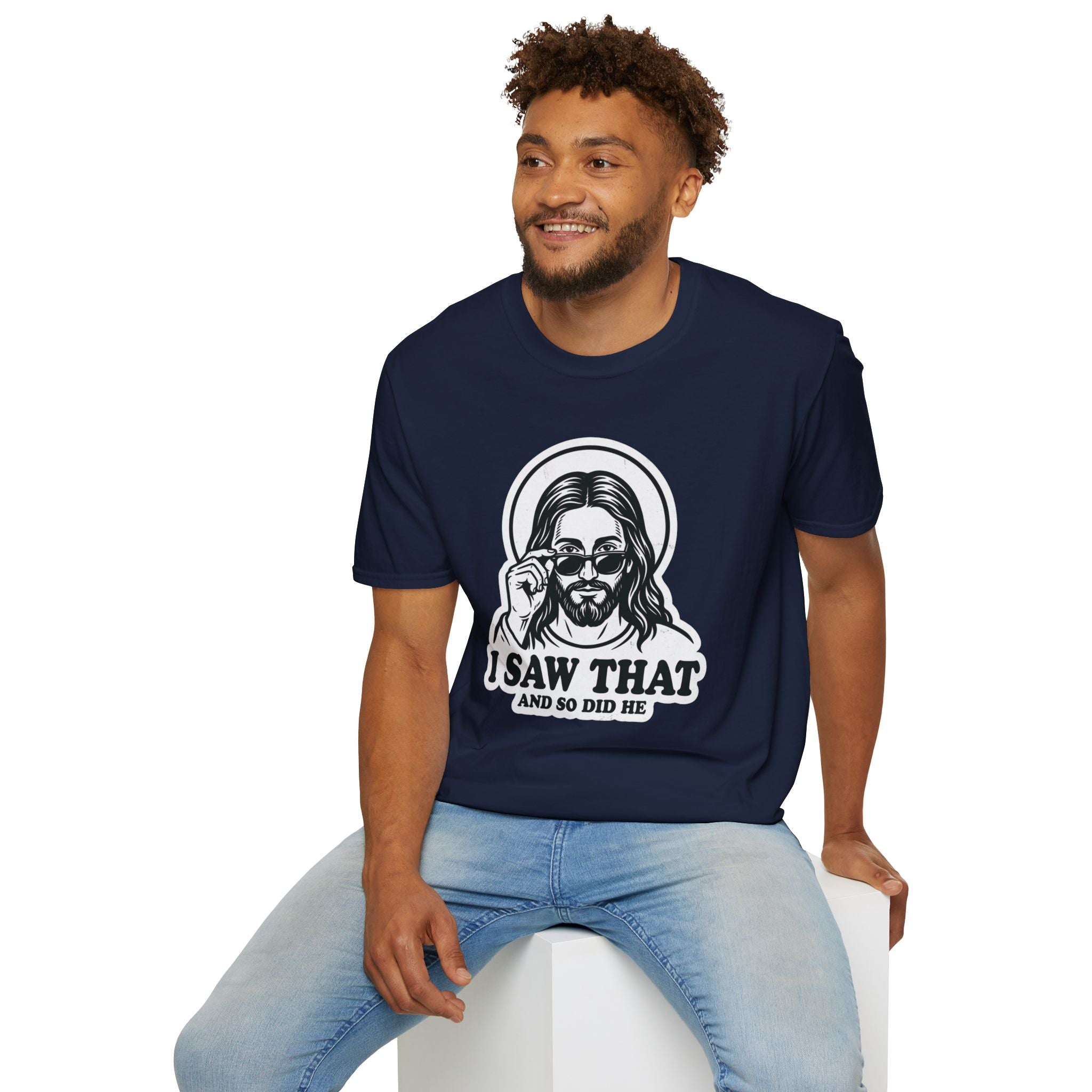 Adults 'I Saw That' Jesus T-Shirt