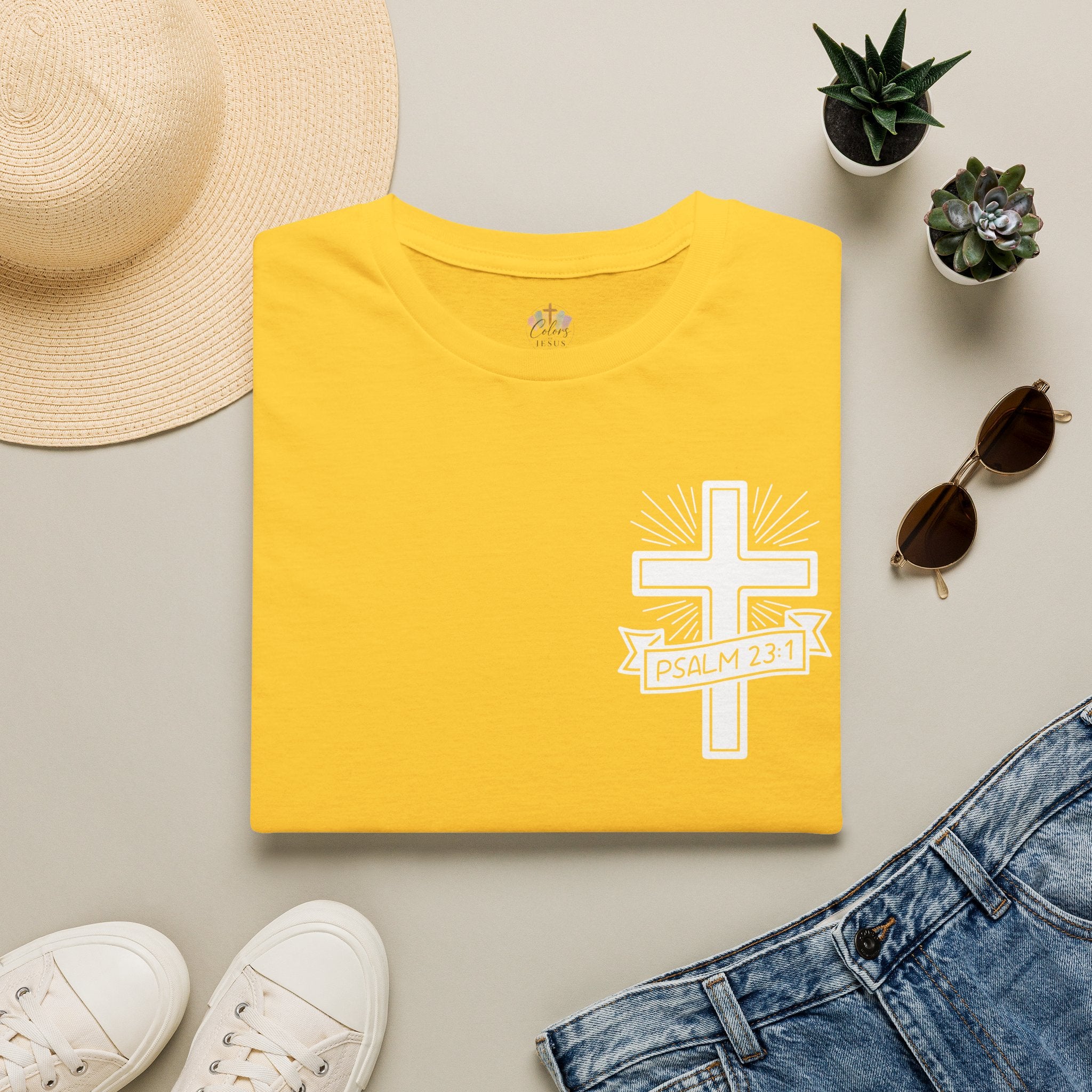 Adults 'Psalm 23:1' T-Shirt