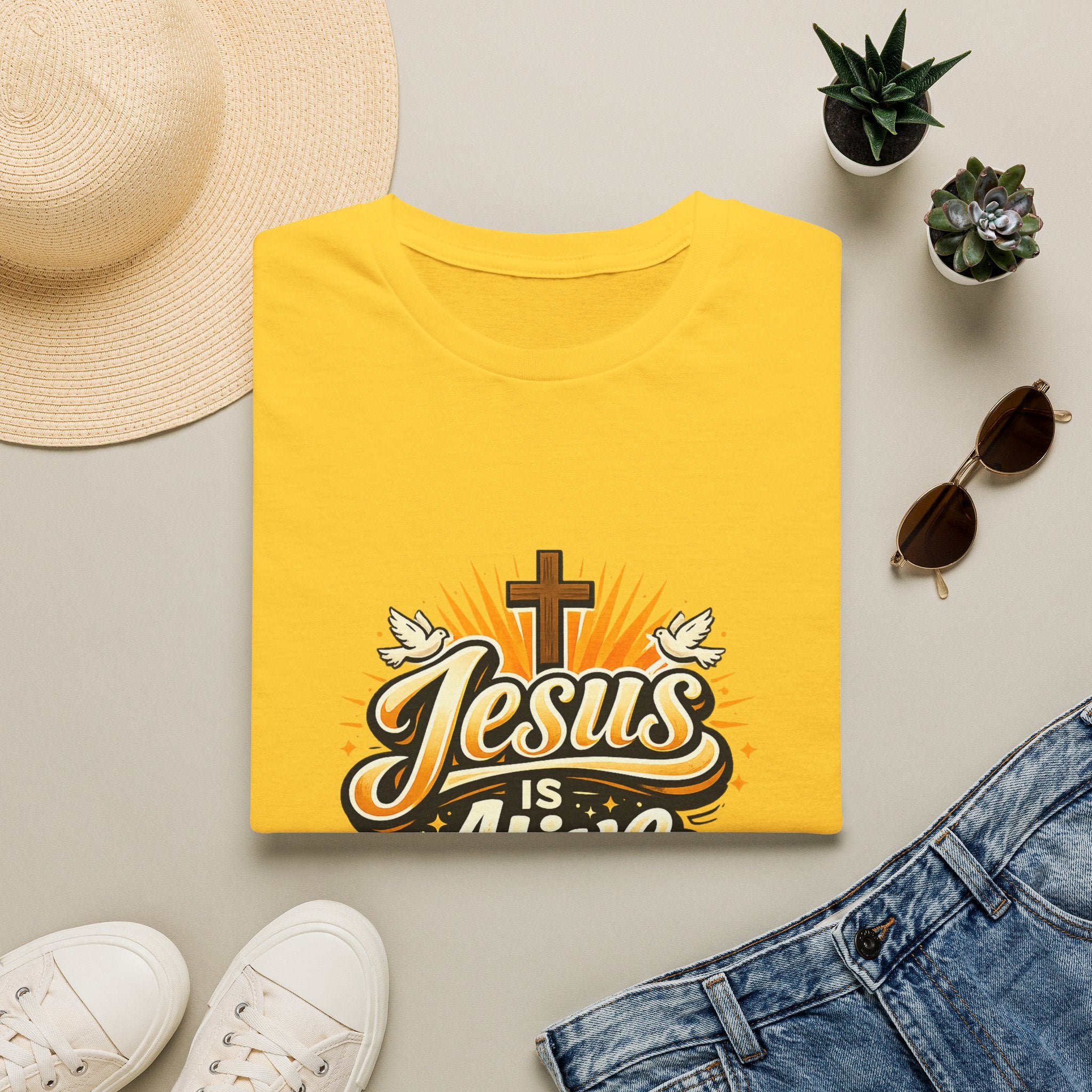 'Jesus Is Alive' — Men's Tee