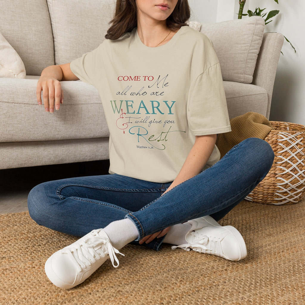Adults "Come to Me all who are WEARY" T-Shirt