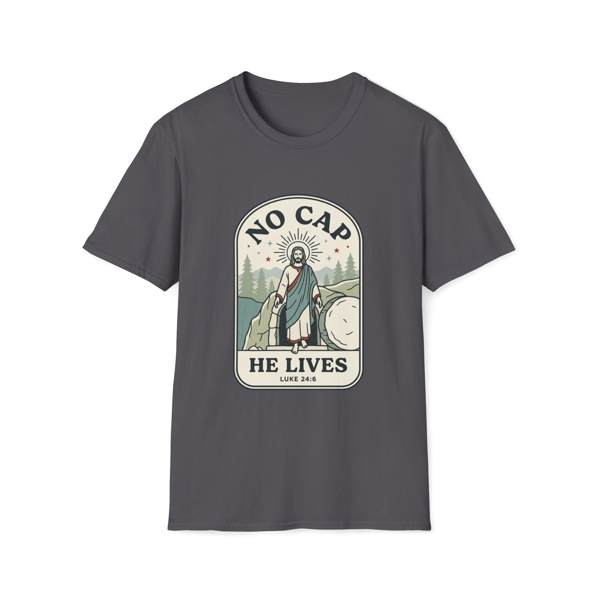 'No Cap, He Lives' — Men's Tee