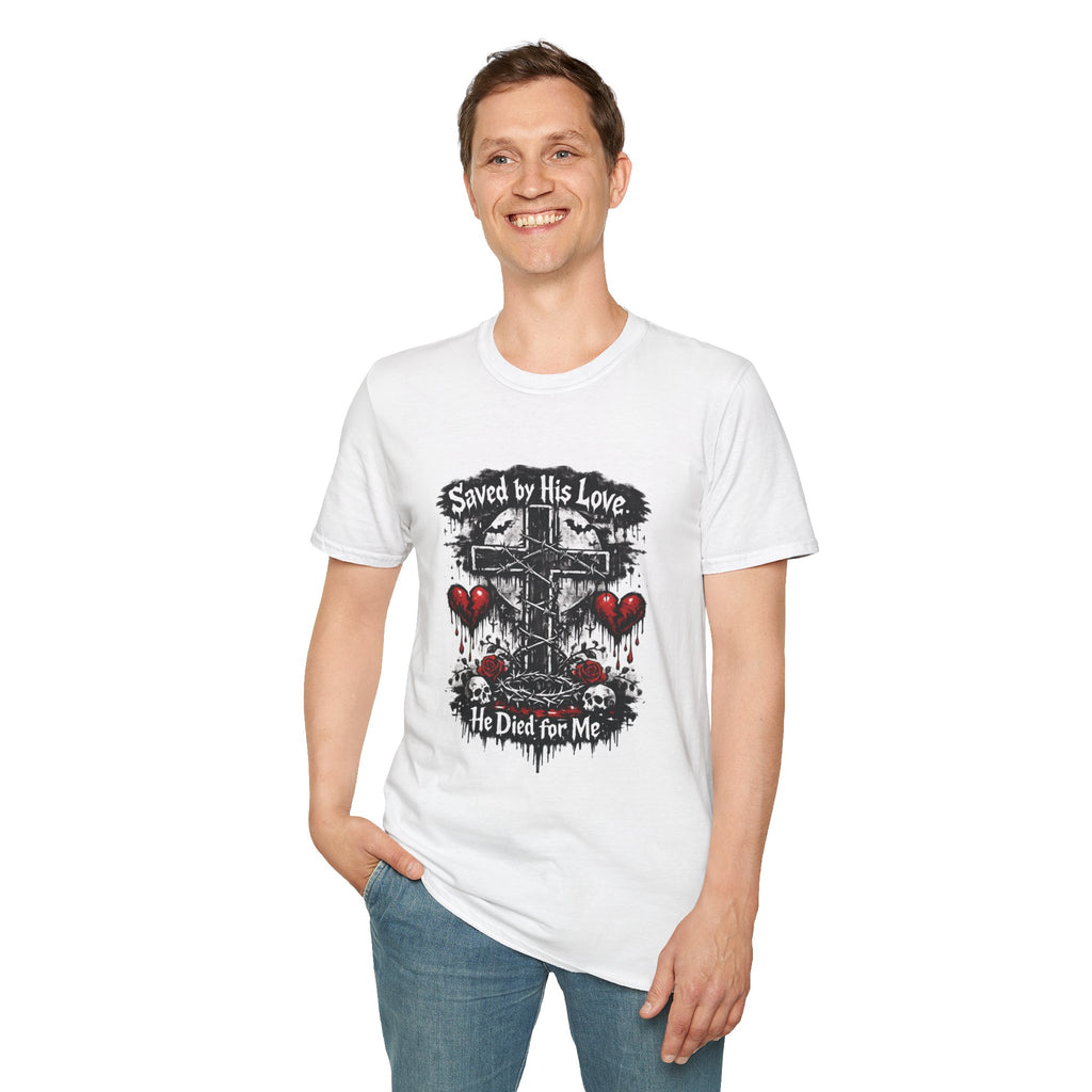 Adults 'Saved by His Love, He died for me' T-Shirt
