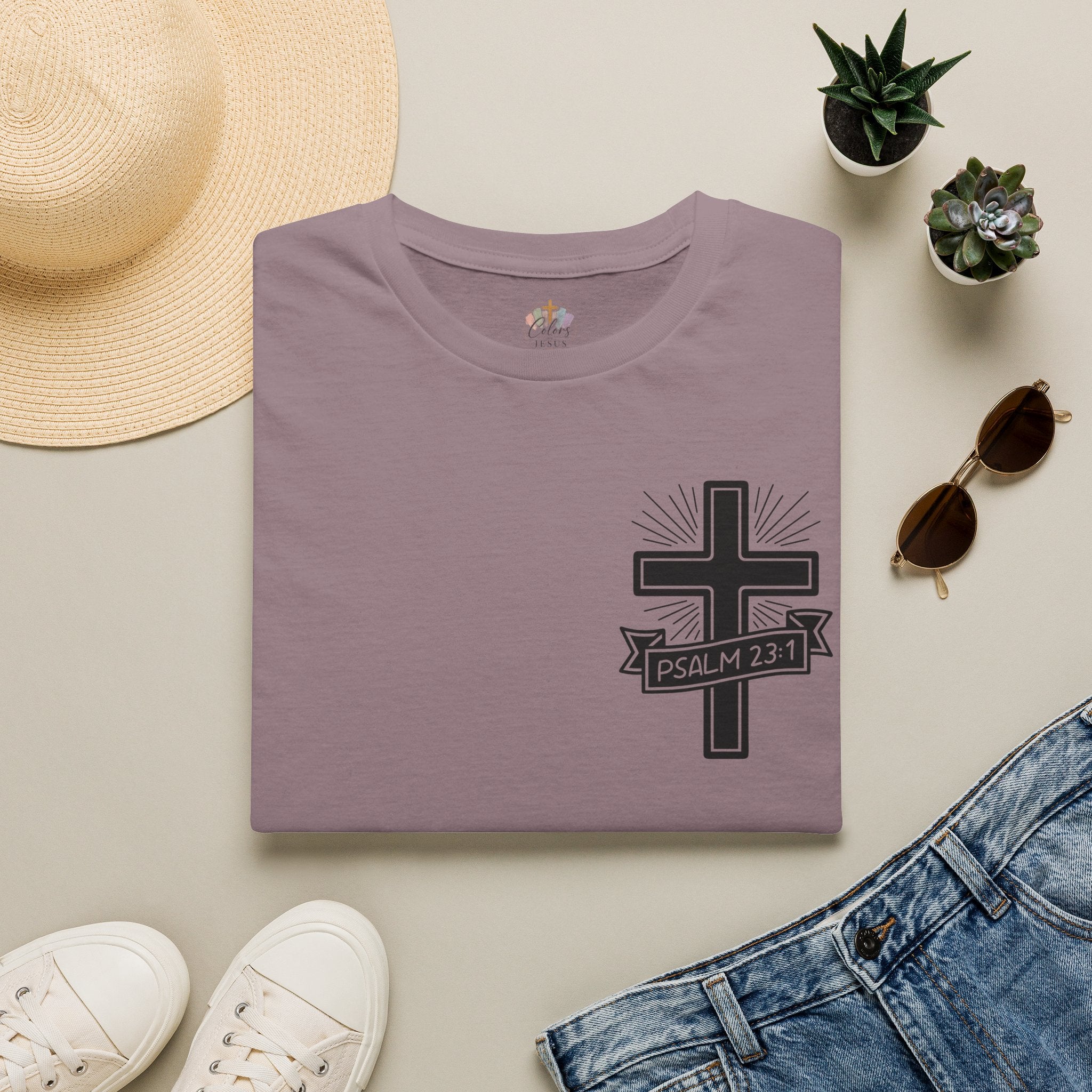 Adults 'Psalm 23:1' T-Shirt