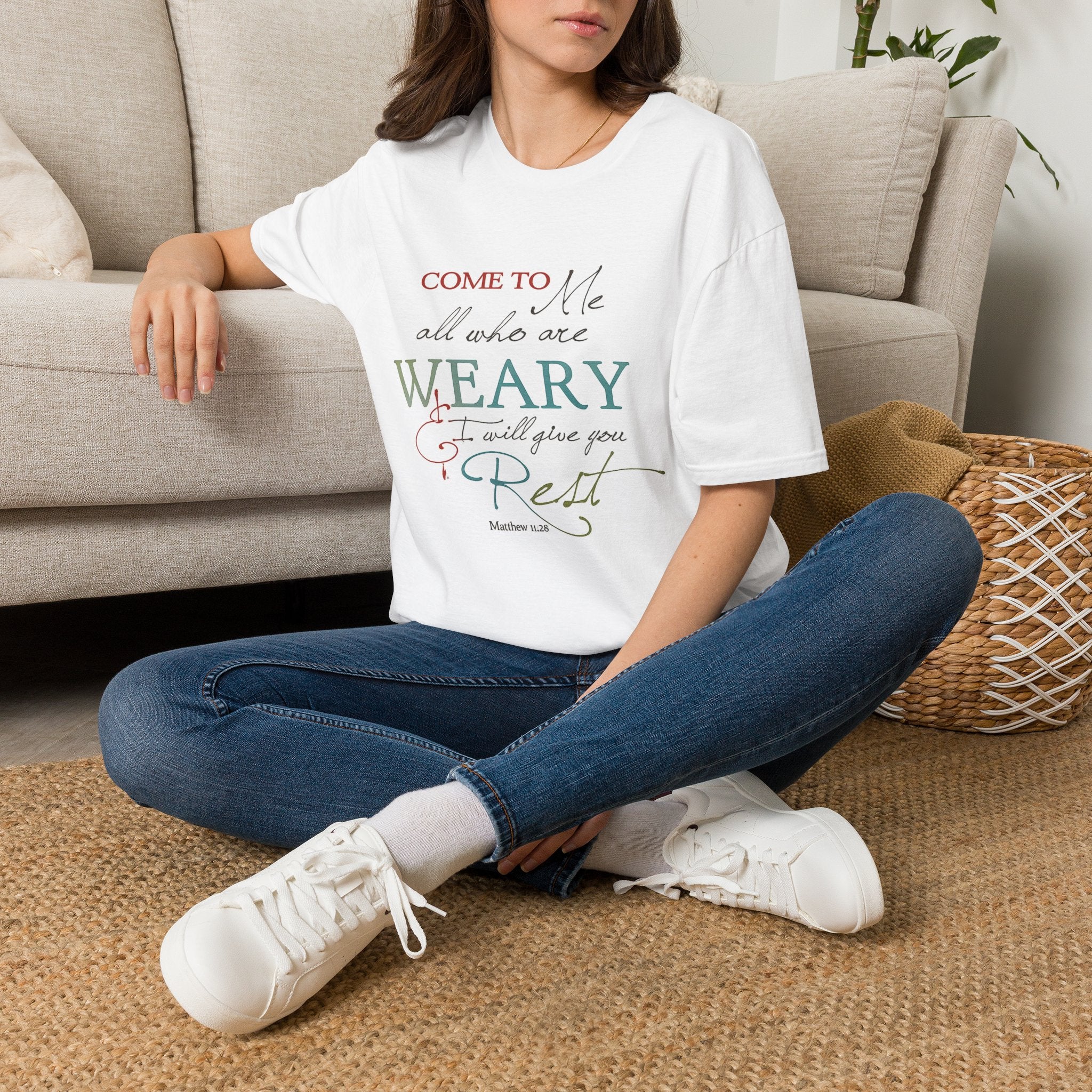Adults "Come to Me all who are WEARY" T-Shirt