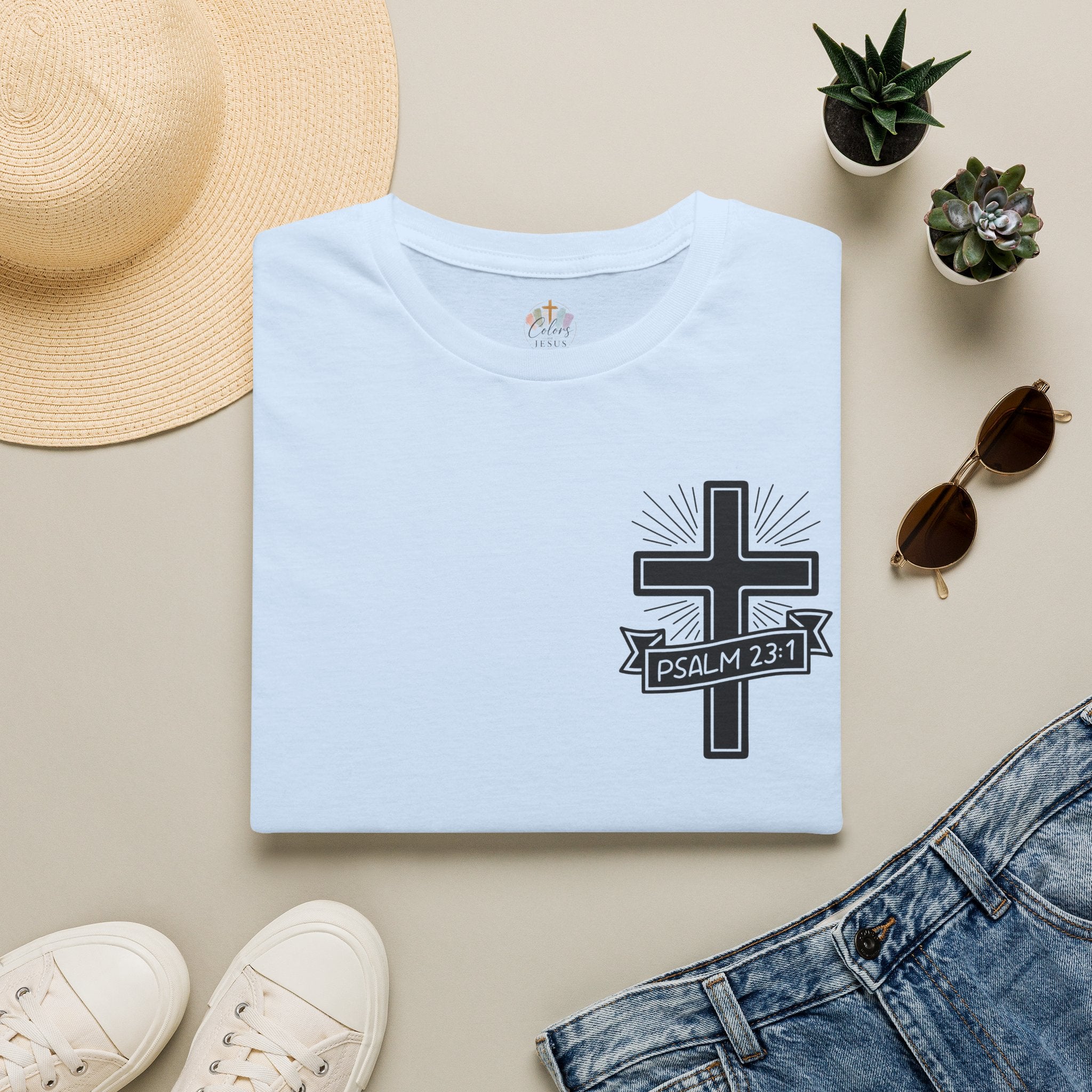 Adults 'Psalm 23:1' T-Shirt