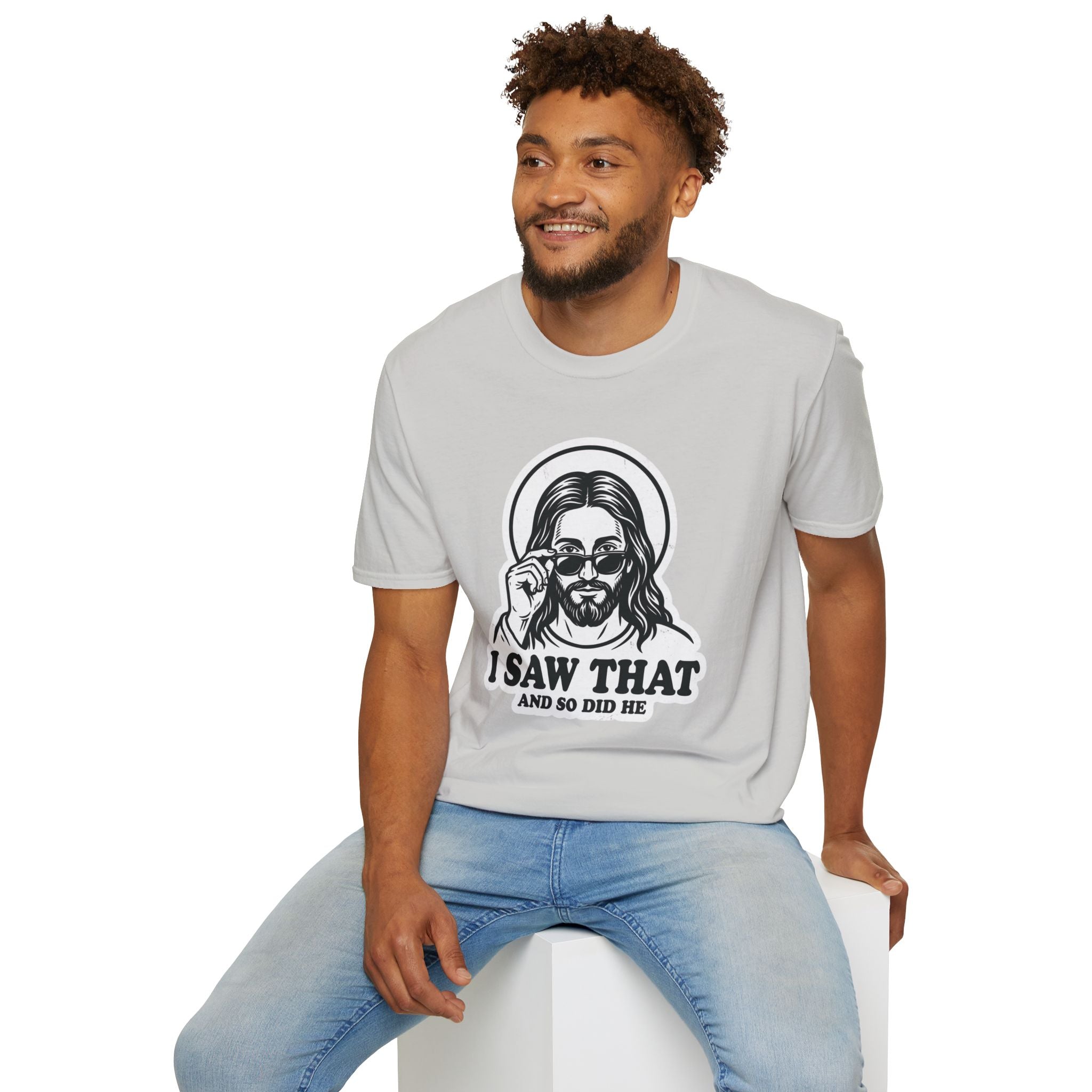 Adults 'I Saw That' Jesus T-Shirt